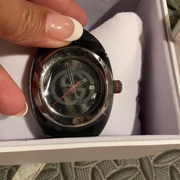 NWT Black Gucci Sync Unisex watch - Picture 2 of 8